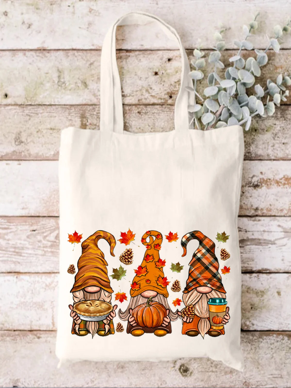 Halloween Pumpkin Graphic Shopping Tote