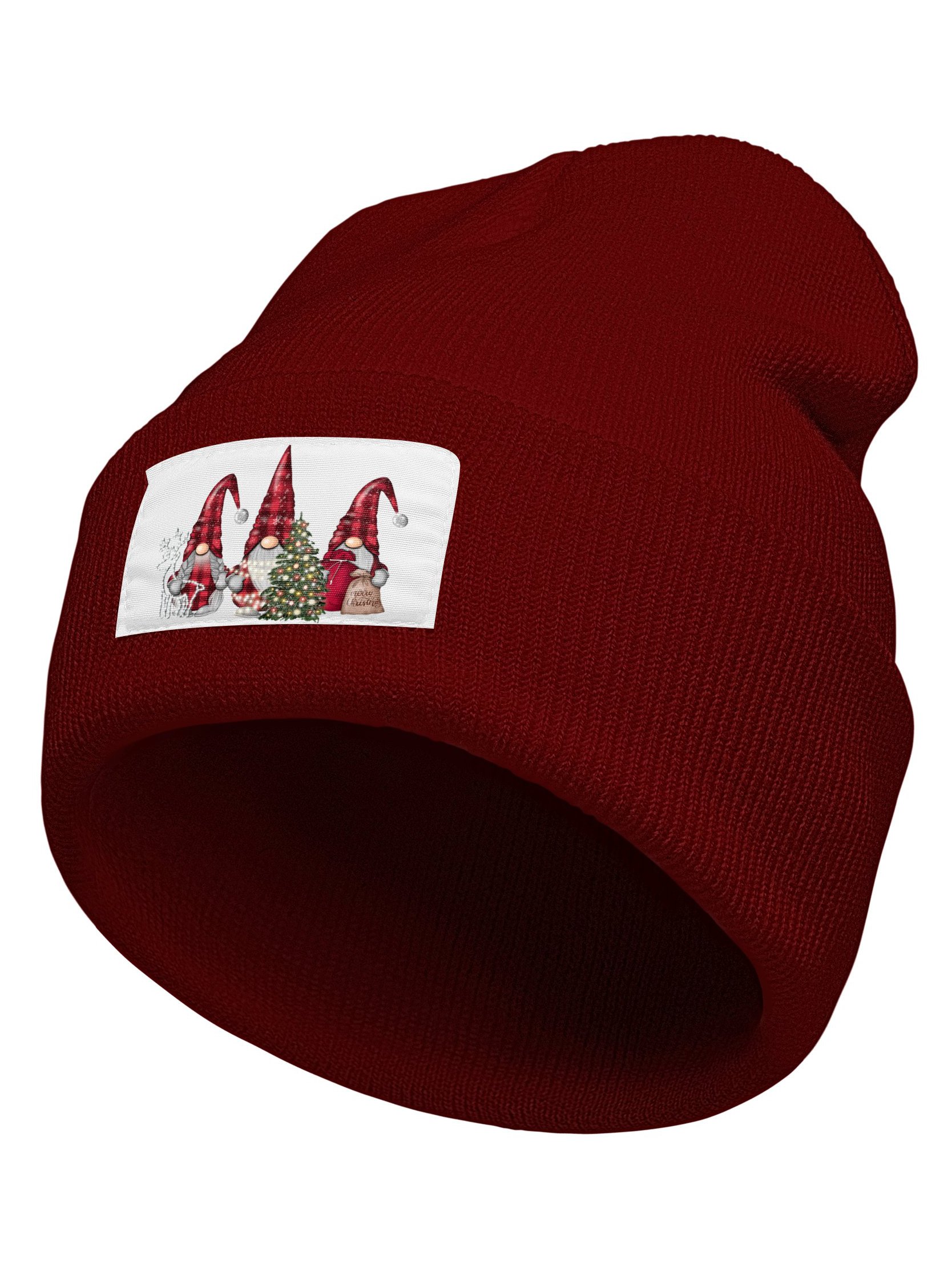 Christmas Gnome Christmas Graphic Beanie Hat