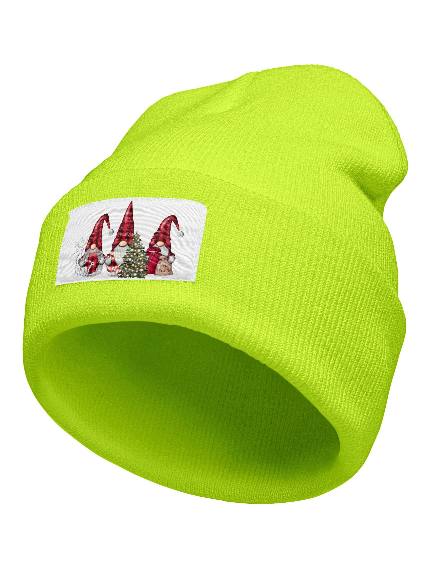 Christmas Gnome Christmas Graphic Beanie Hat