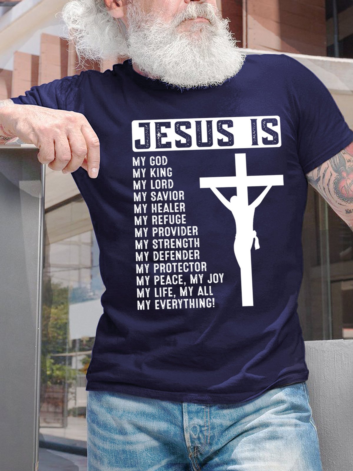 Lilicloth X Abu Jesus Is My God My King My Lord My Everything Men's T-Shirt