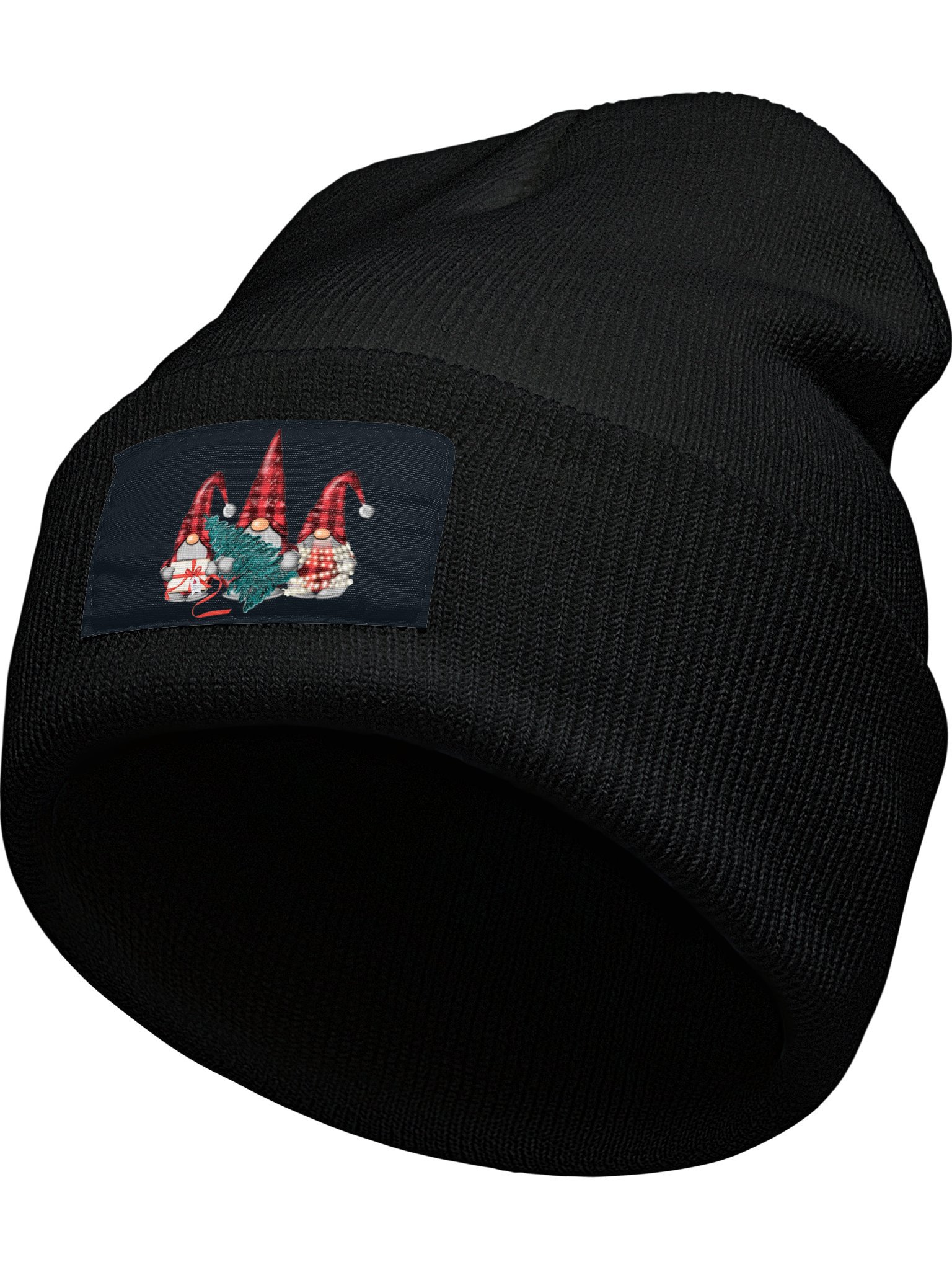 Christmas Goblin Merry Christmas Graphic Beanie Hat