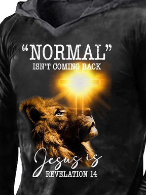 Men Normal Isn’t Coming Back Jesus Is Regular Fit Sweatshirt