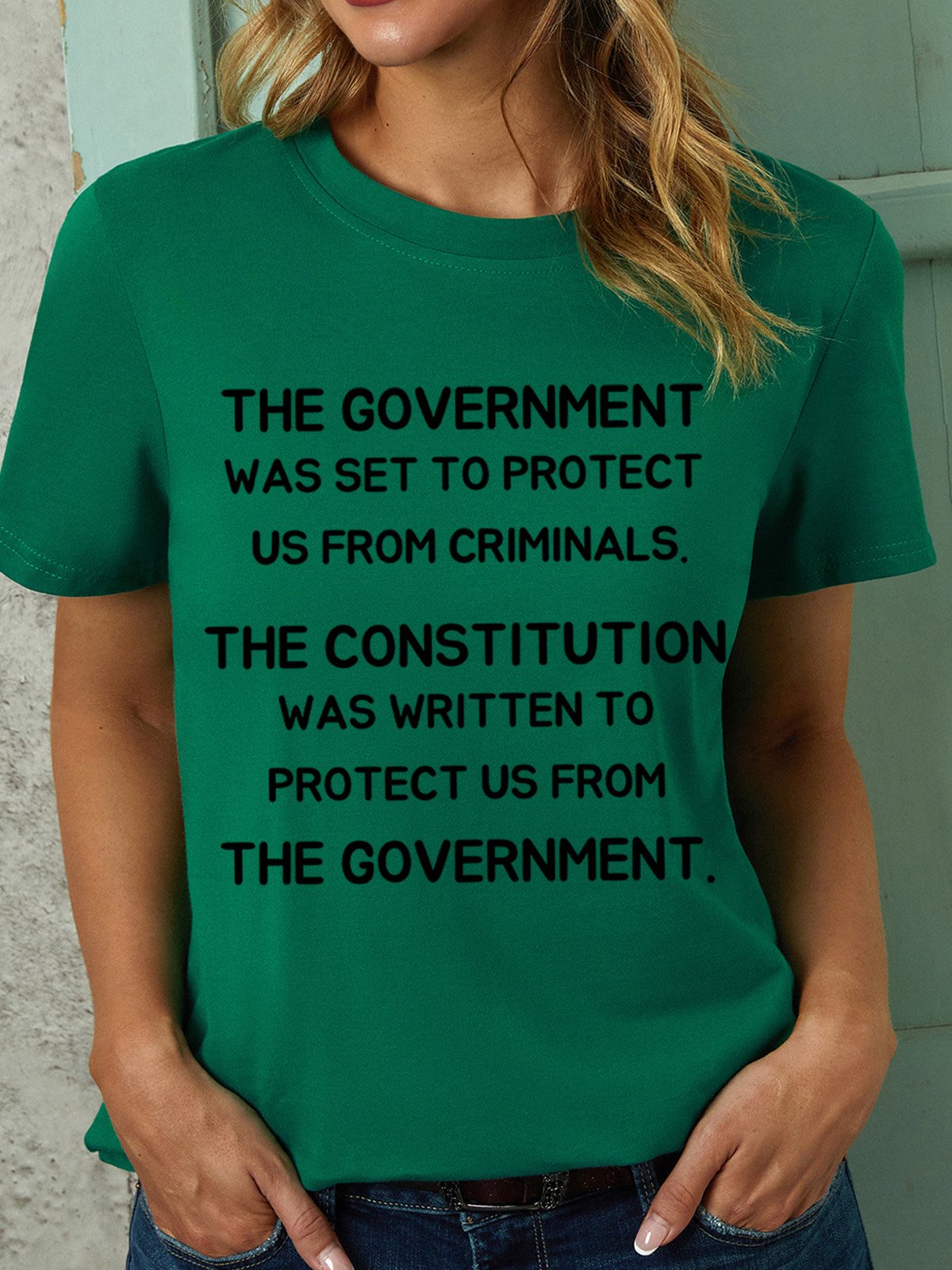 Lilicloth X Anora Funny The Government The Constitution Womens T-Shirt