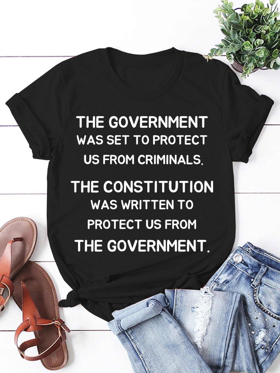 Lilicloth X Anora Funny The Government The Constitution Womens T-Shirt