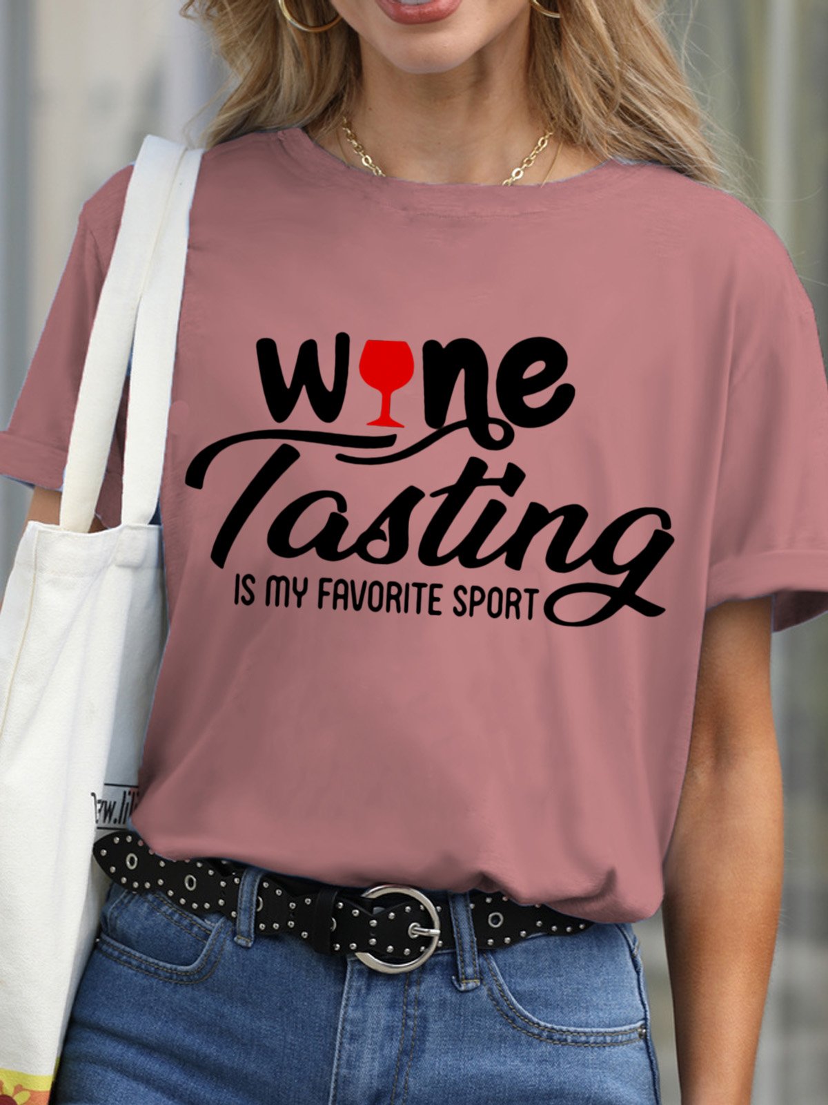 Wine Lovers Shirt Wine Tasting Is My Favorite Sport Womens T-Shirt