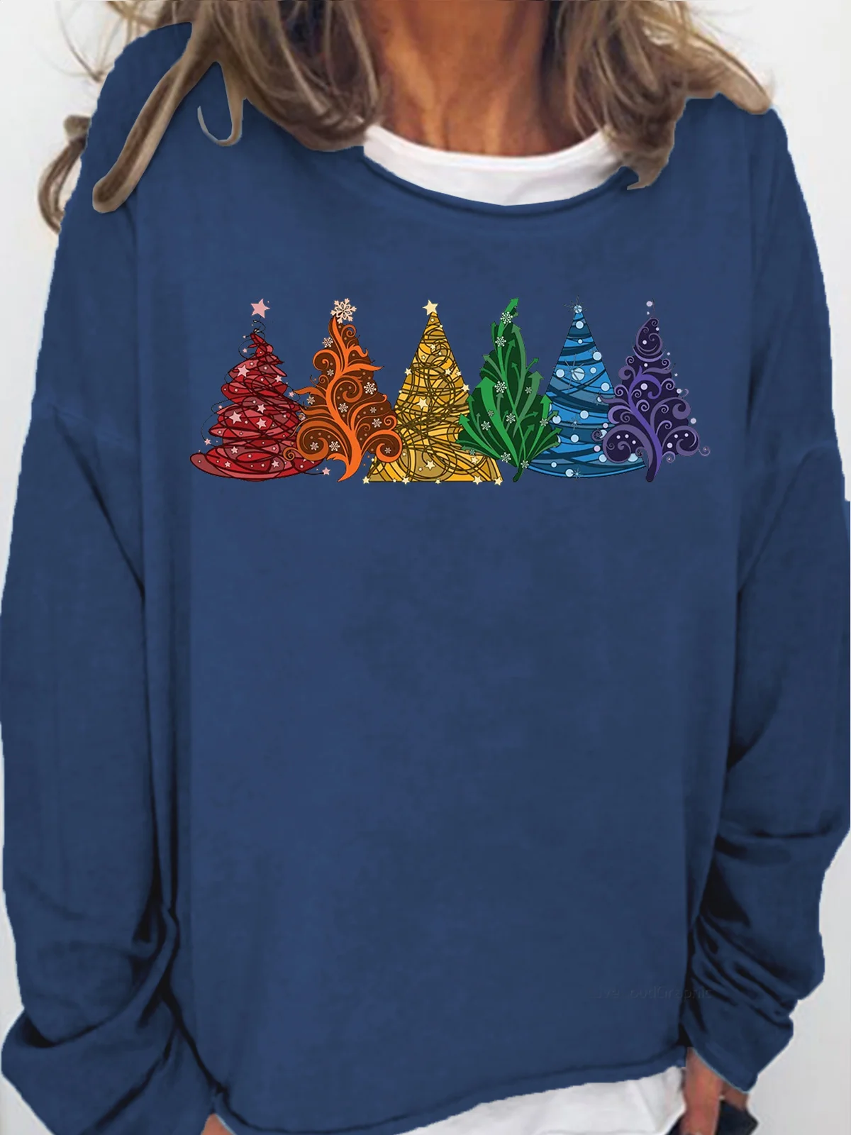 Women's Christmas Tree Casual Sweatshirt