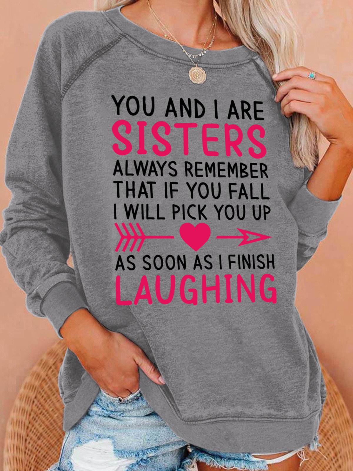 Lilicloth X Abu You And I Are Sisters Womens Sweatshirt