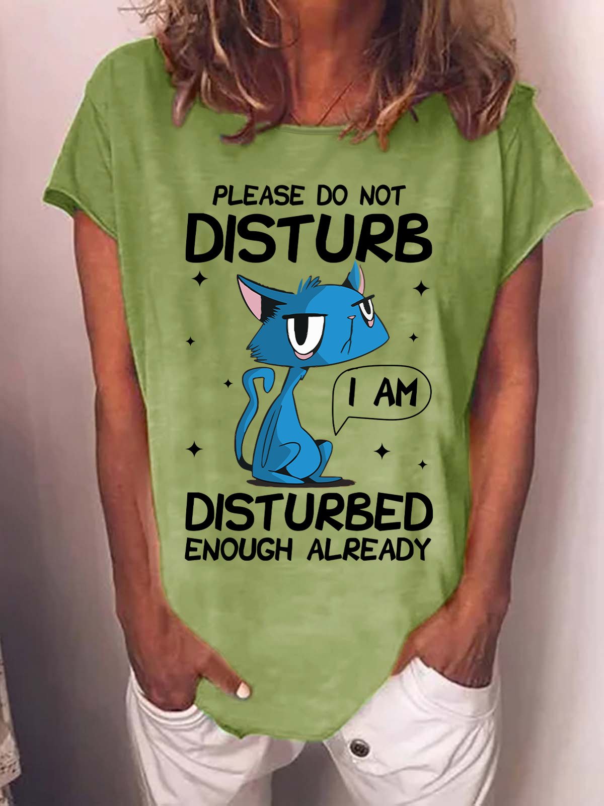 Lilicloth X Manikvskhan Please Do Not Disturb I Am Disturbed Enough Already Womens T-Shirt