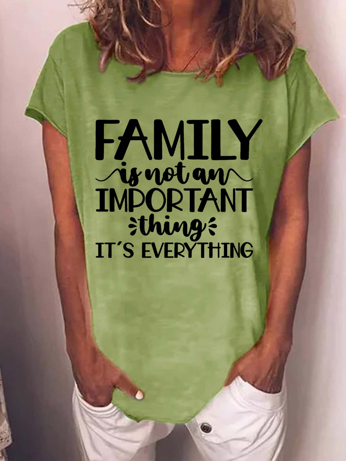 Family Is Not An Important Thing It's Everything Womens T-Shirt