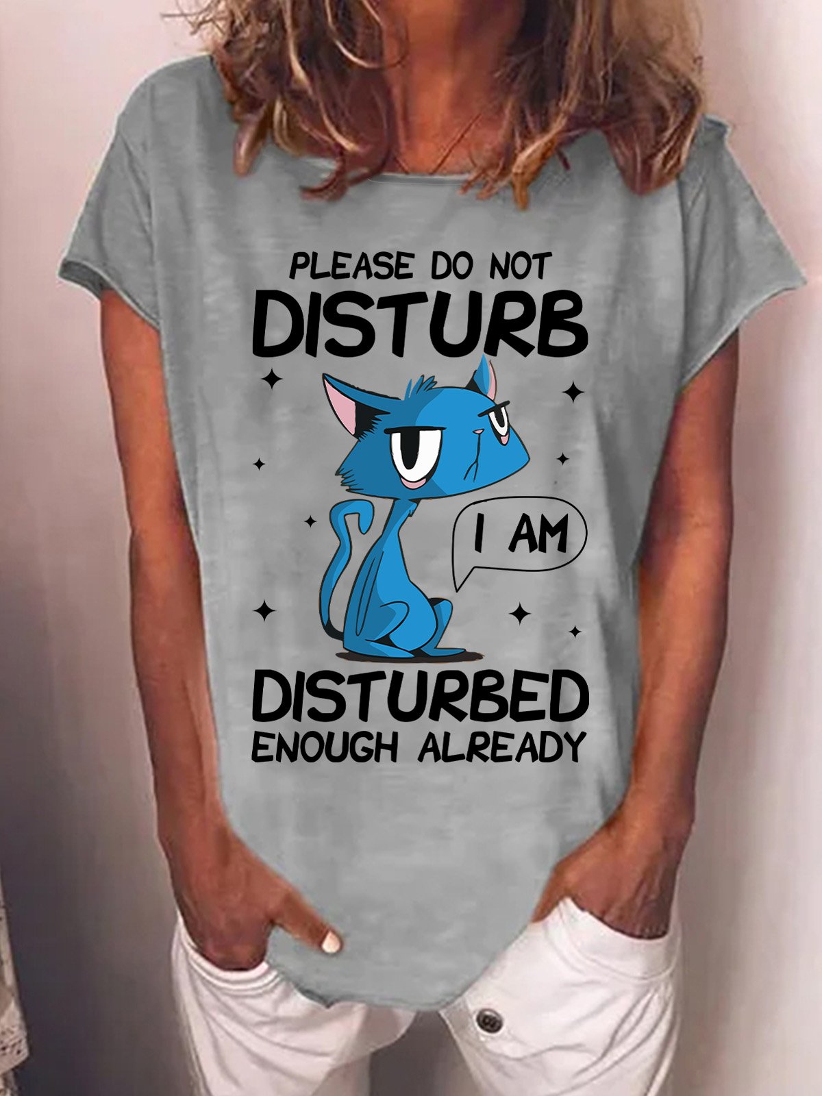 Lilicloth X Manikvskhan Please Do Not Disturb I Am Disturbed Enough Already Womens T-Shirt