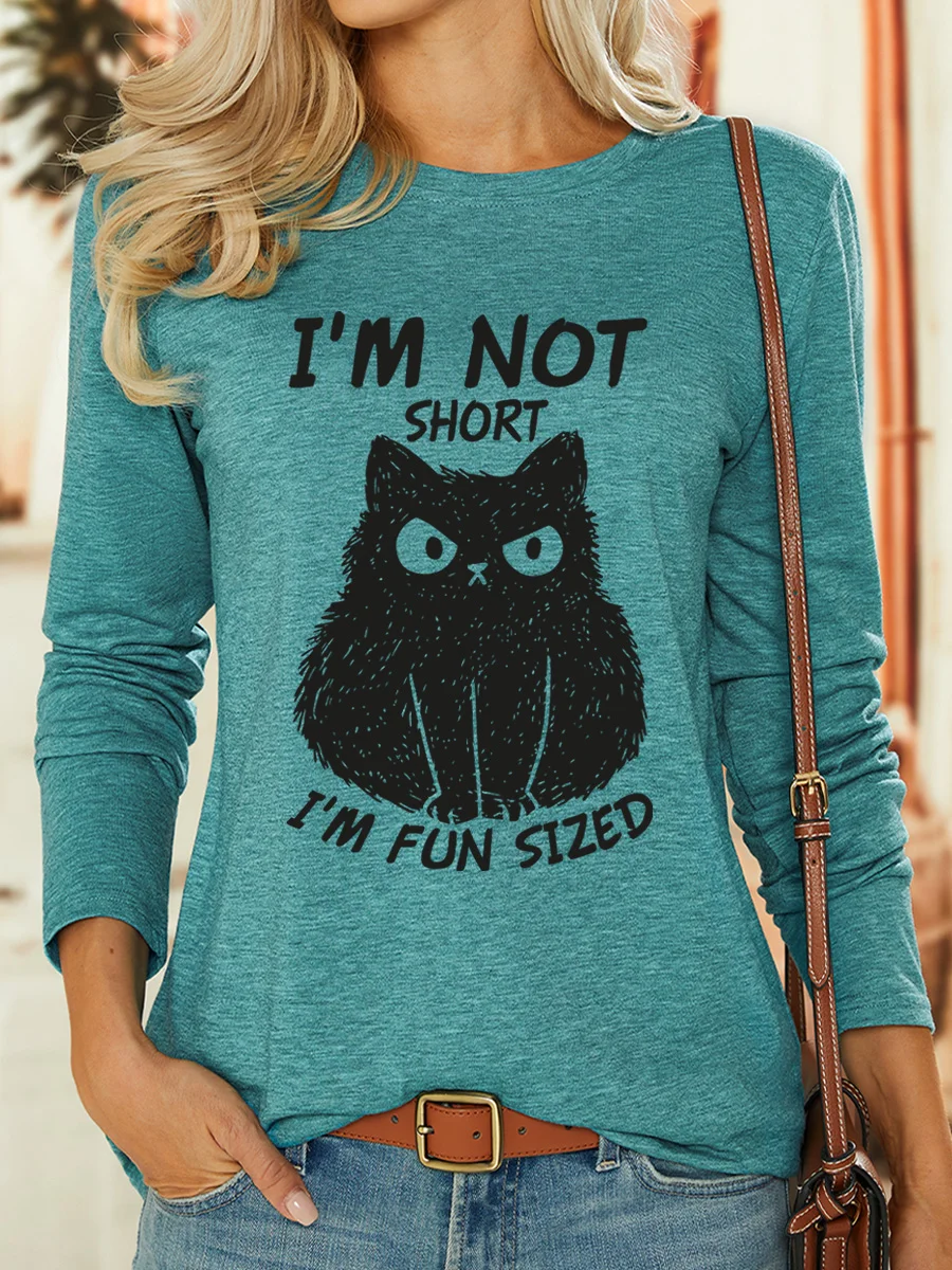 Lilicloth X Manikvskhan I'm Not Short I'm Fun Sized Womens Long Sleeve T-Shirt