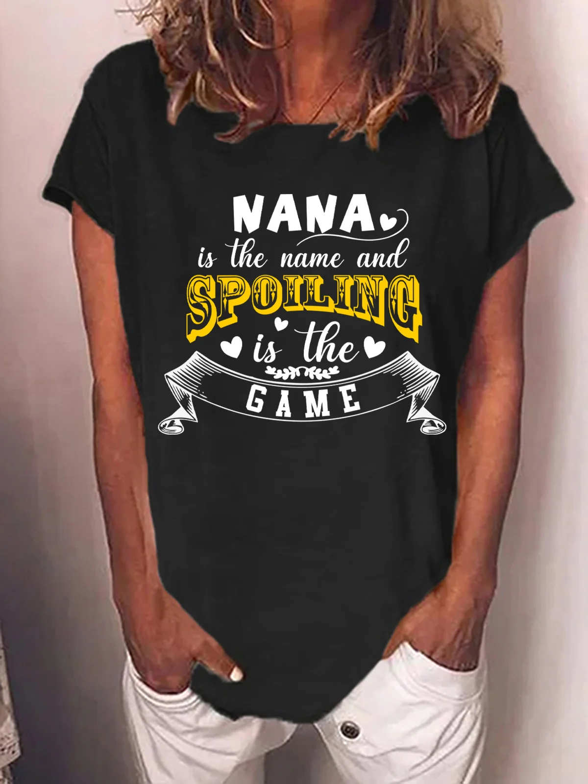 Lilicloth X Y Nana Is The Name And Spoiling Is The Game Womens T-Shirt