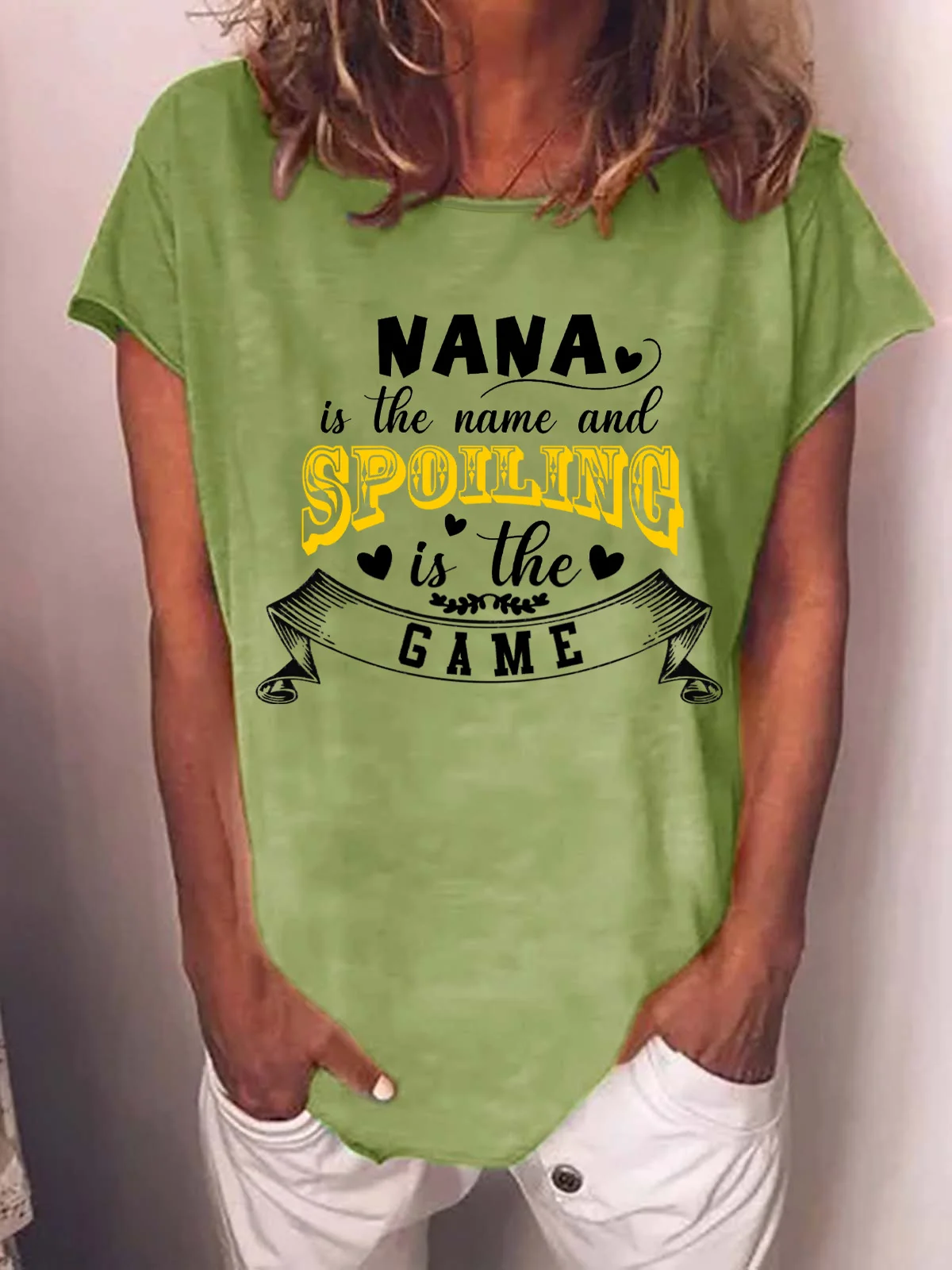 Lilicloth X Y Nana Is The Name And Spoiling Is The Game Womens T-Shirt