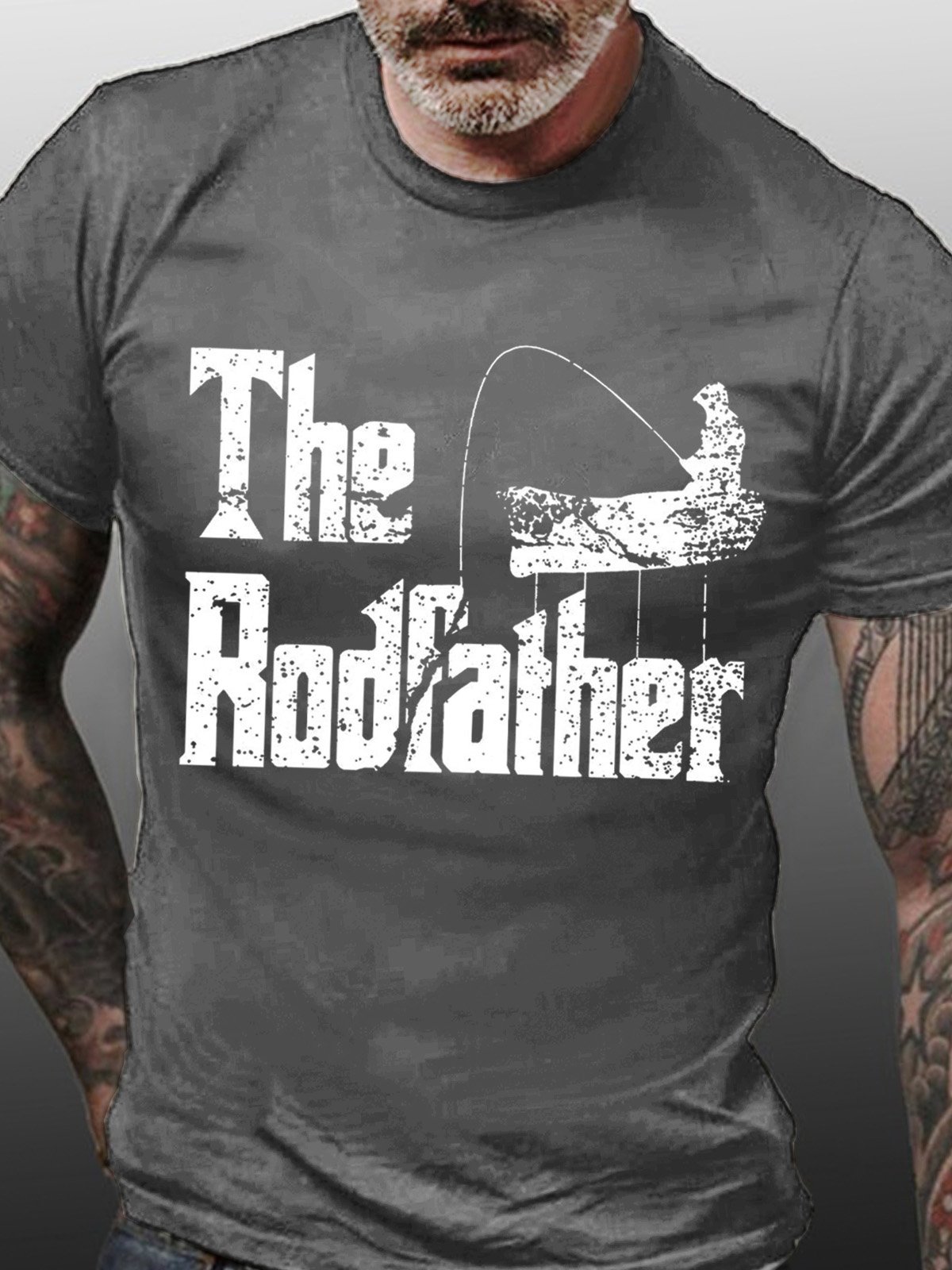 Fishing Lovers Gift The Rodfather Men's T-Shirt