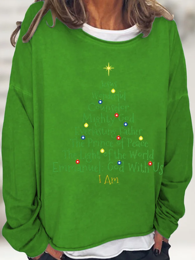 Women's Christmas Jesus Sweatshirt