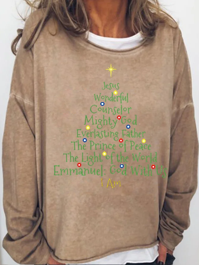 Women's Christmas Jesus Sweatshirt