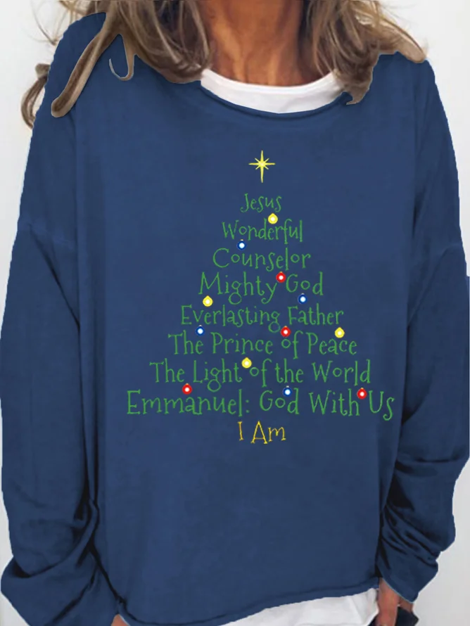 Women's Christmas Jesus Sweatshirt