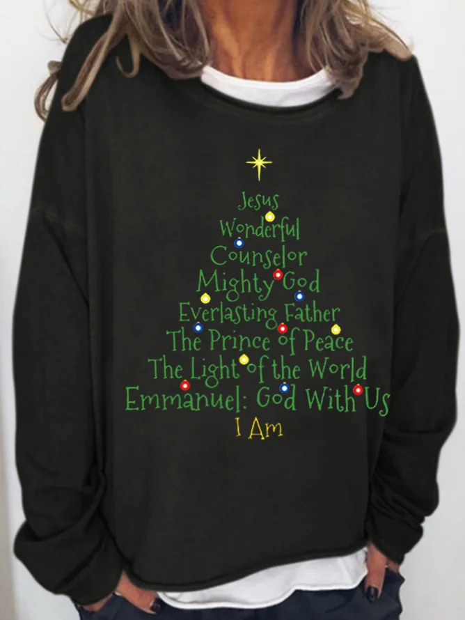 Women's Christmas Jesus Sweatshirt