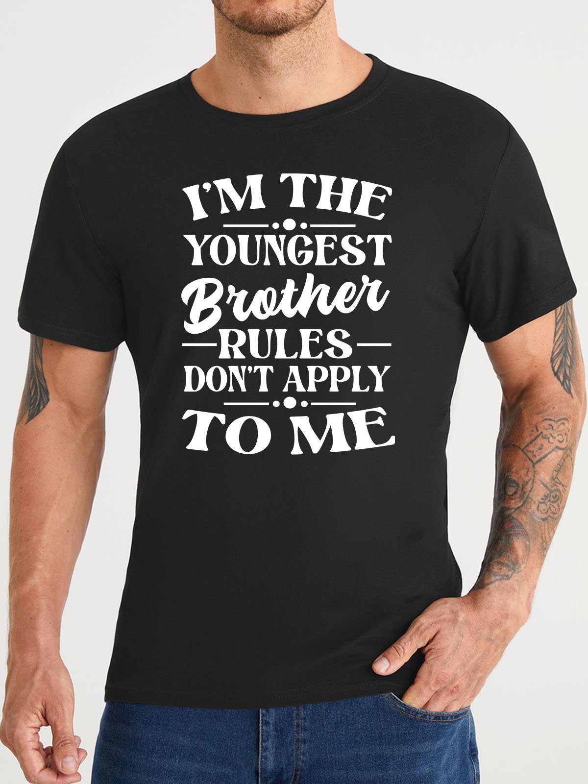 Lilicloth X Manikvskhan I'm The Youngest Brother Men's T-Shirt