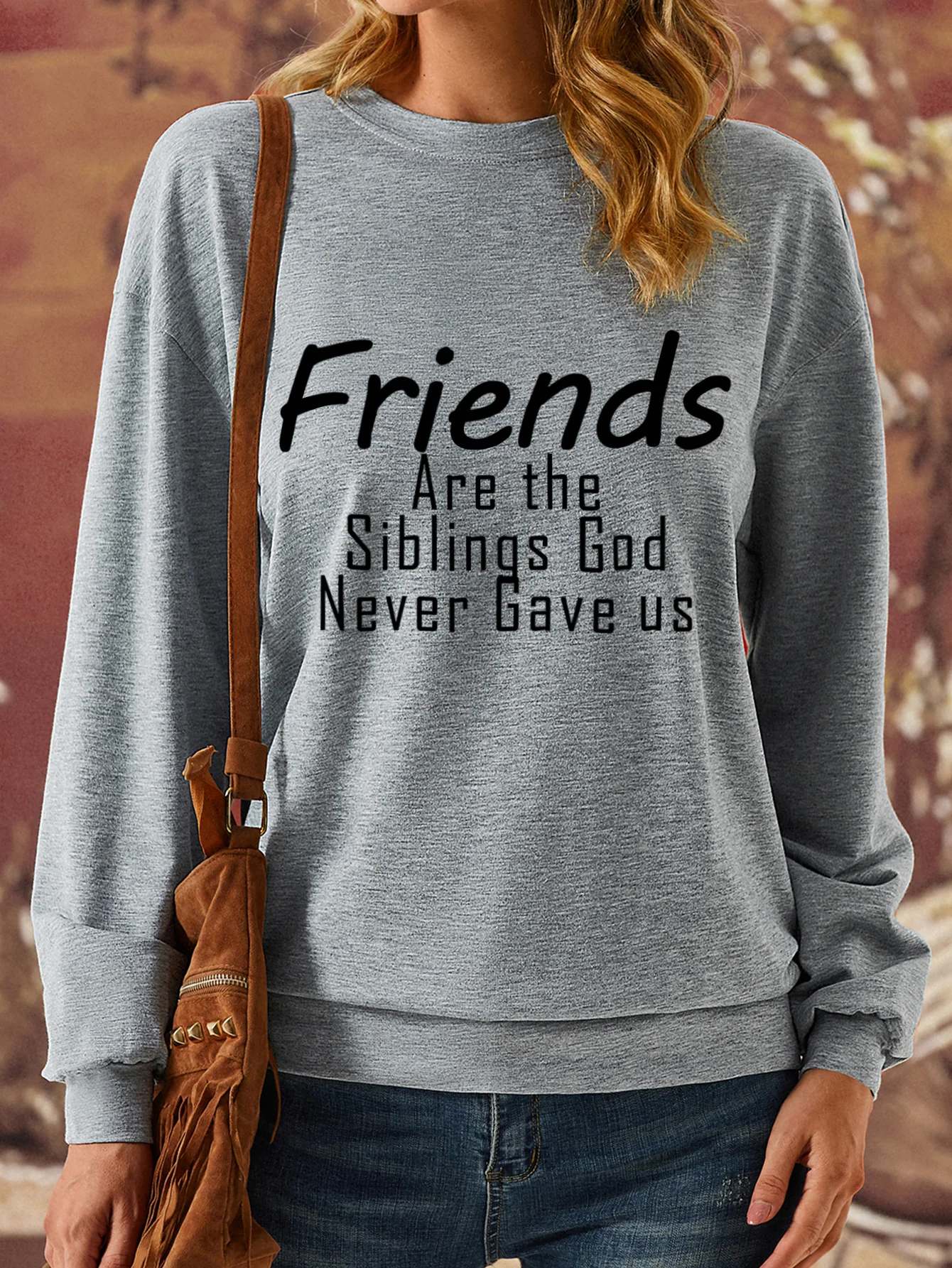 Lilicloth X Zahra Friends Are The Siblings God Never Gave Us Women's Sweatshirt