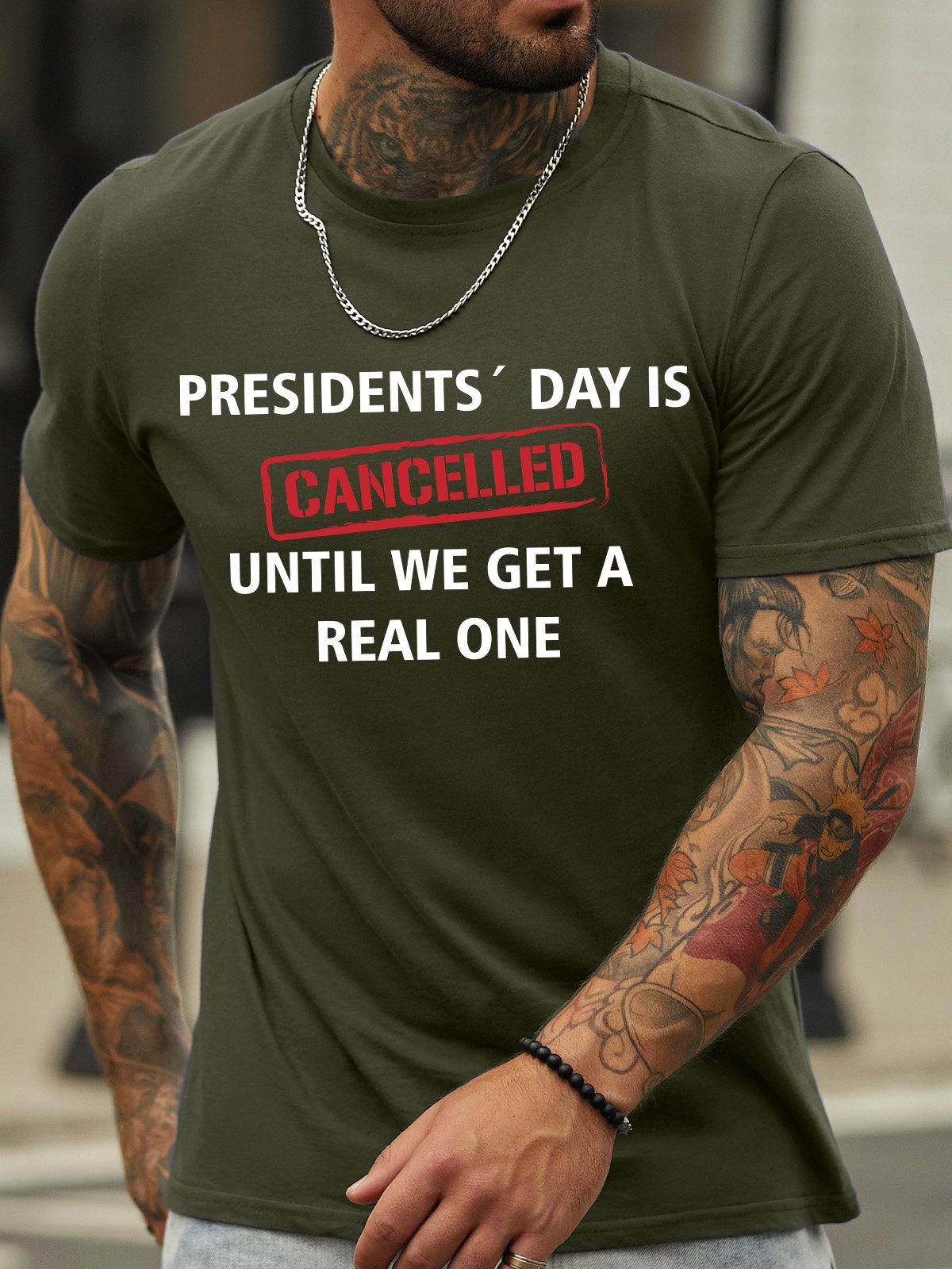 Lilicloth X Hynek Rajtr Presient's Day Is Cancelled Men's T-Shirt