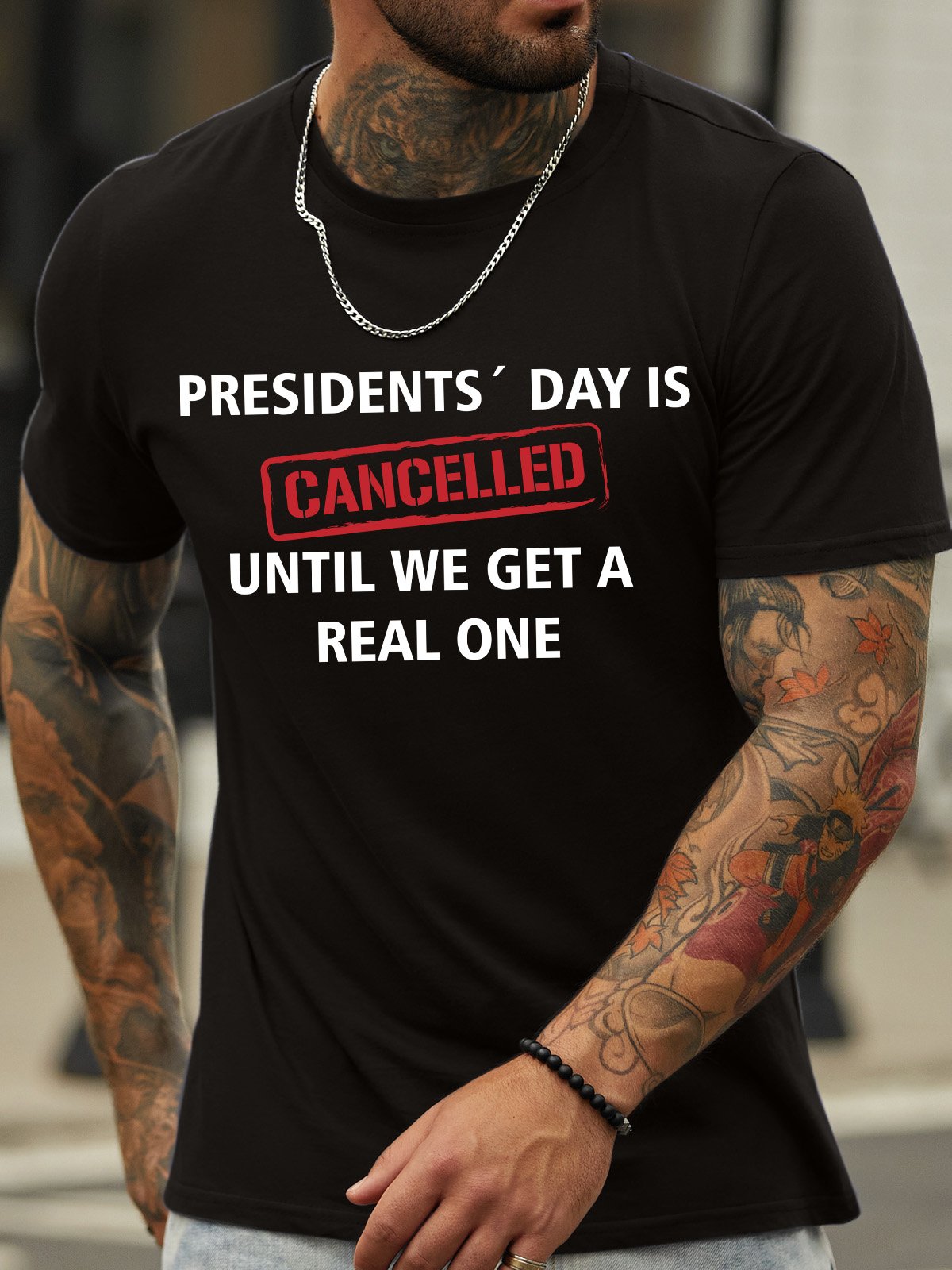 Lilicloth X Hynek Rajtr Presient's Day Is Cancelled Men's T-Shirt