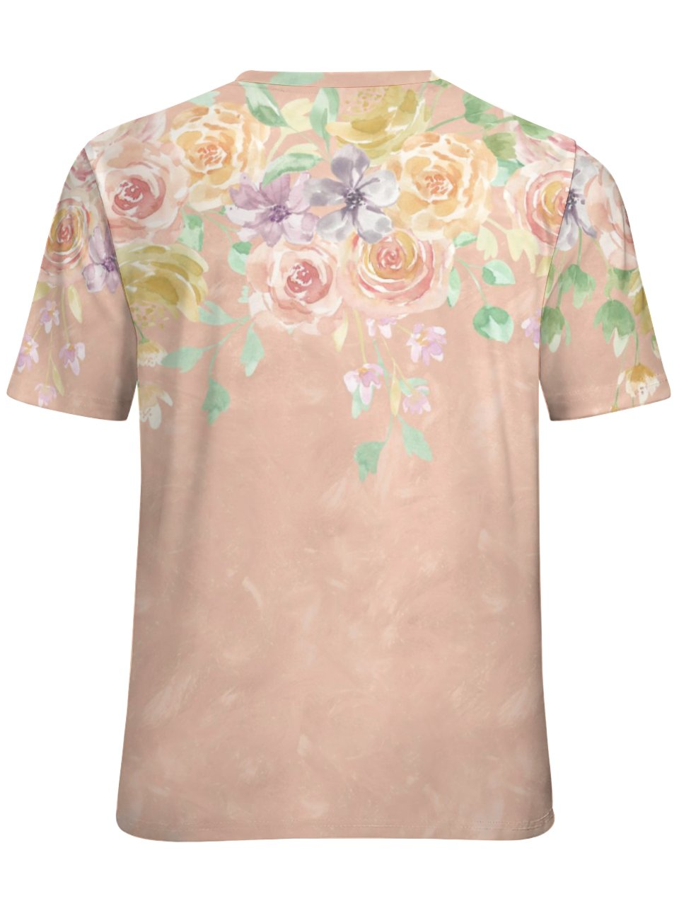 Lilicloth X Paula Women's Pink Floral Print T-Shirt