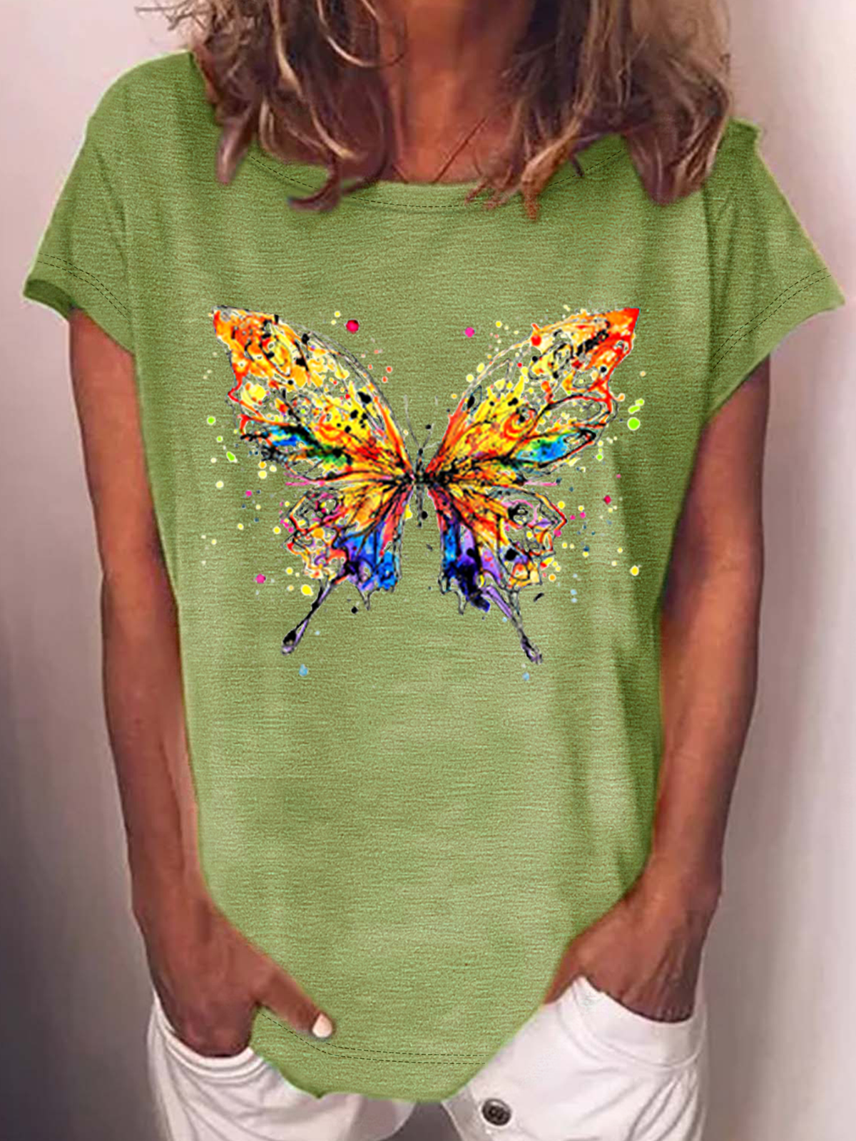 Women‘s Butterfly Casual T-Shirt