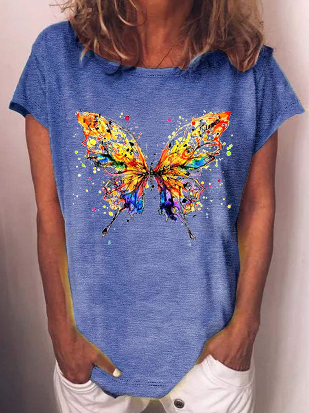 Women‘s Butterfly Casual T-Shirt