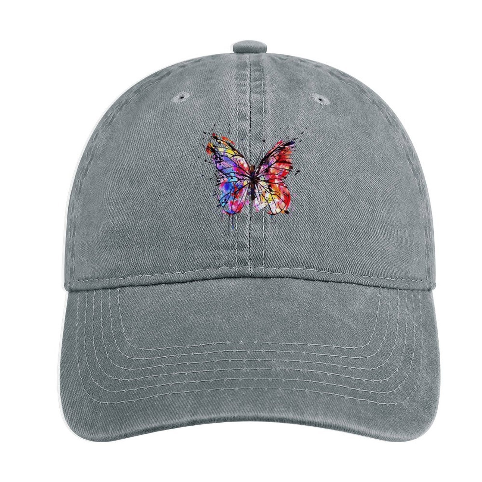 Butterfly Adjustable Denim Hat