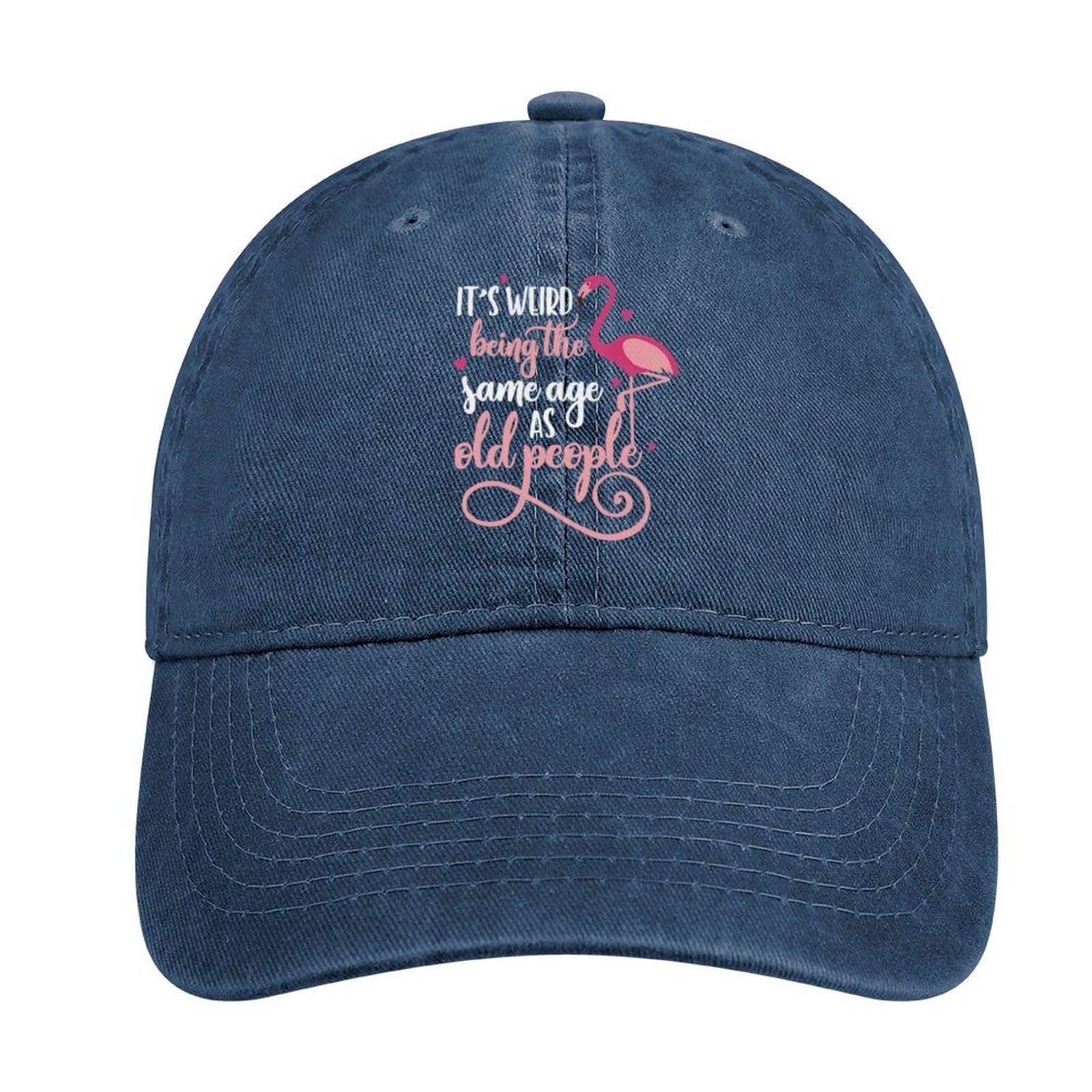 Women’s It’s Weird Being The Same Age As Old People Loose Adjustable Denim Hat
