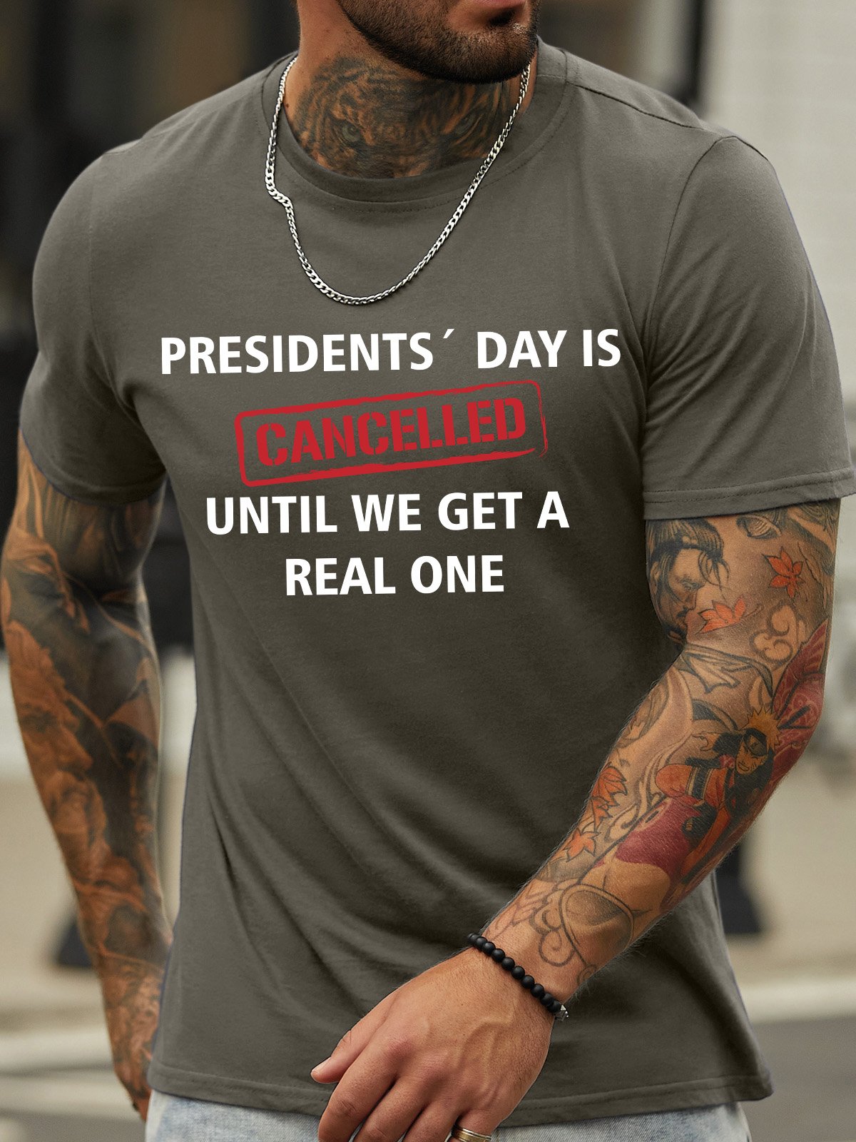 Lilicloth X Hynek Rajtr Presient's Day Is Cancelled Men's T-Shirt