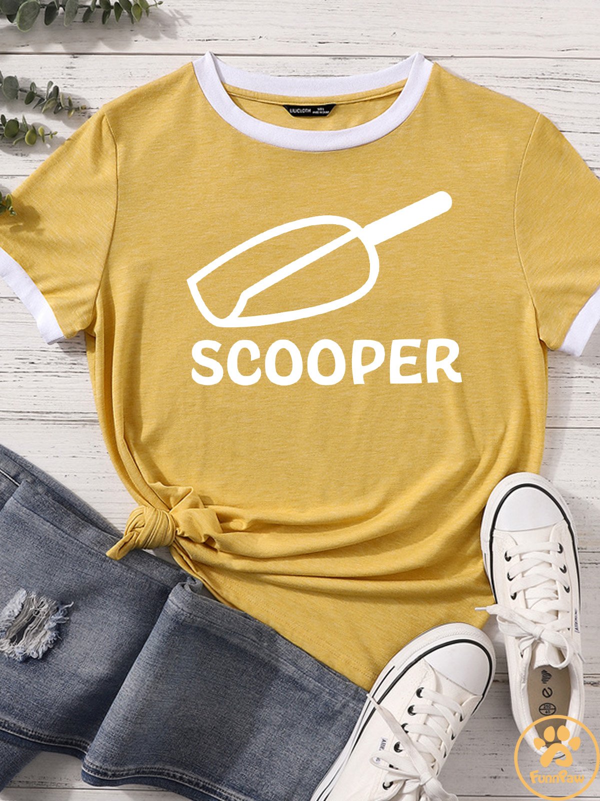 Lilicloth X Funnpaw Women's Scooper Matching T-Shirt