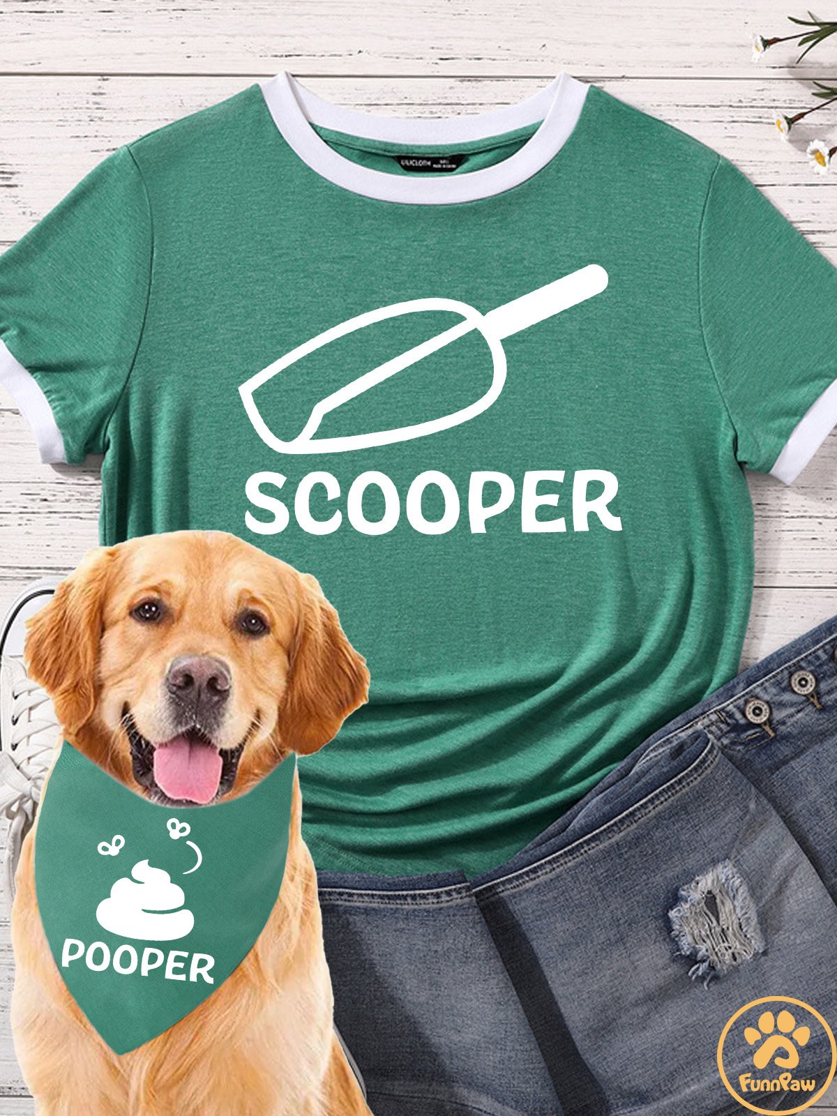 Lilicloth X Funnpaw Women's Scooper Matching T-Shirt