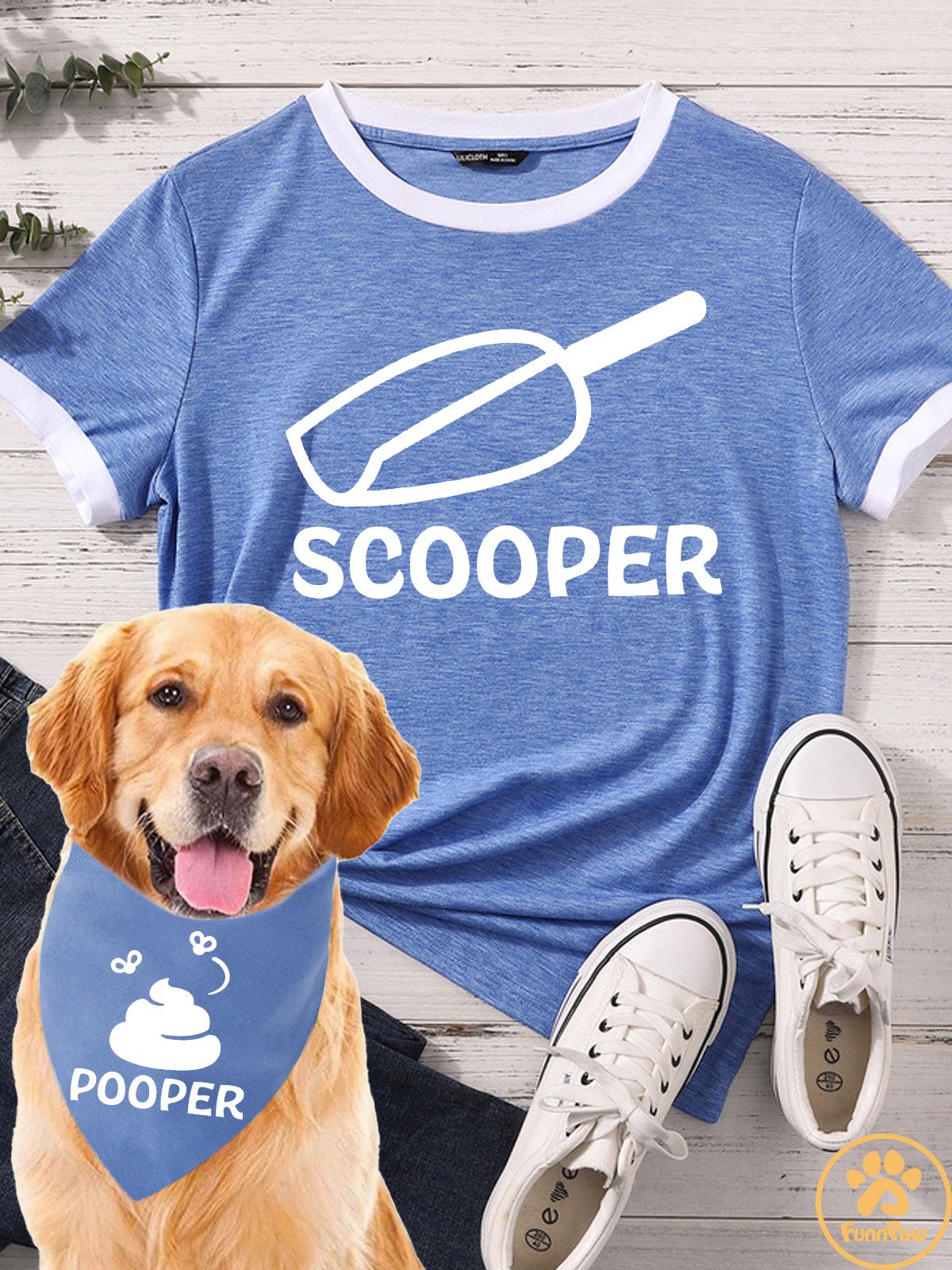 Lilicloth X Funnpaw Women's Scooper Matching T-Shirt