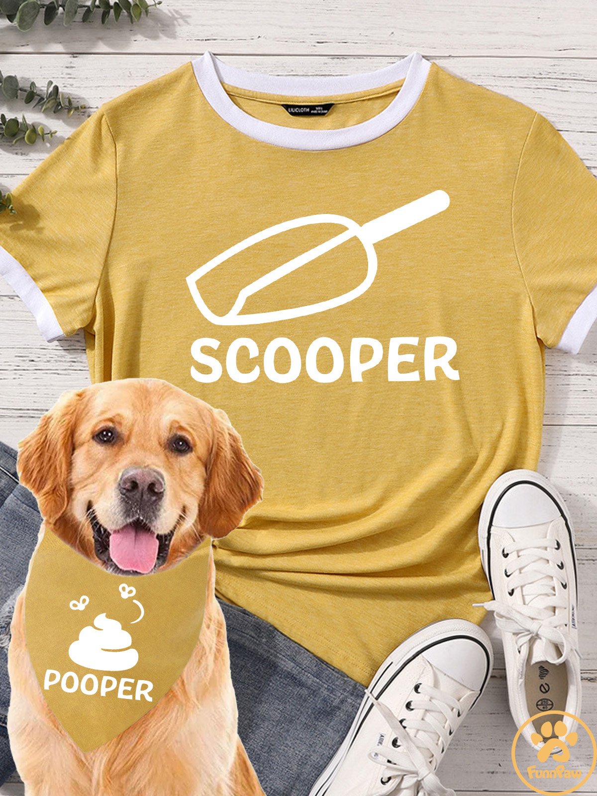 Lilicloth X Funnpaw Women's Scooper Matching T-Shirt