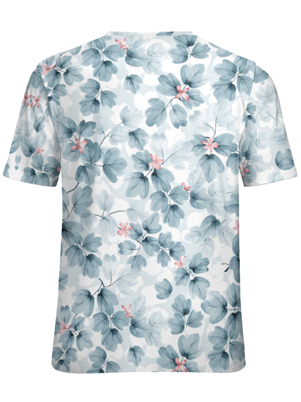 Women's Floral Print Crew Neck Casual T-Shirt