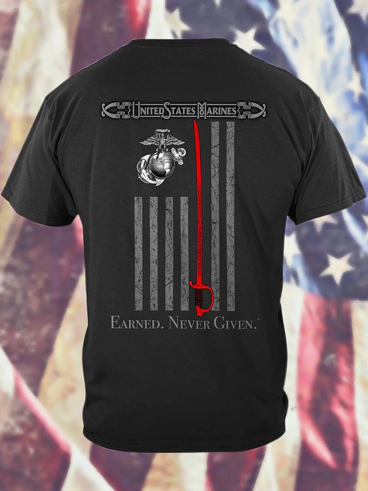 Men’s United States Marines Casual Regular Fit T-Shirt