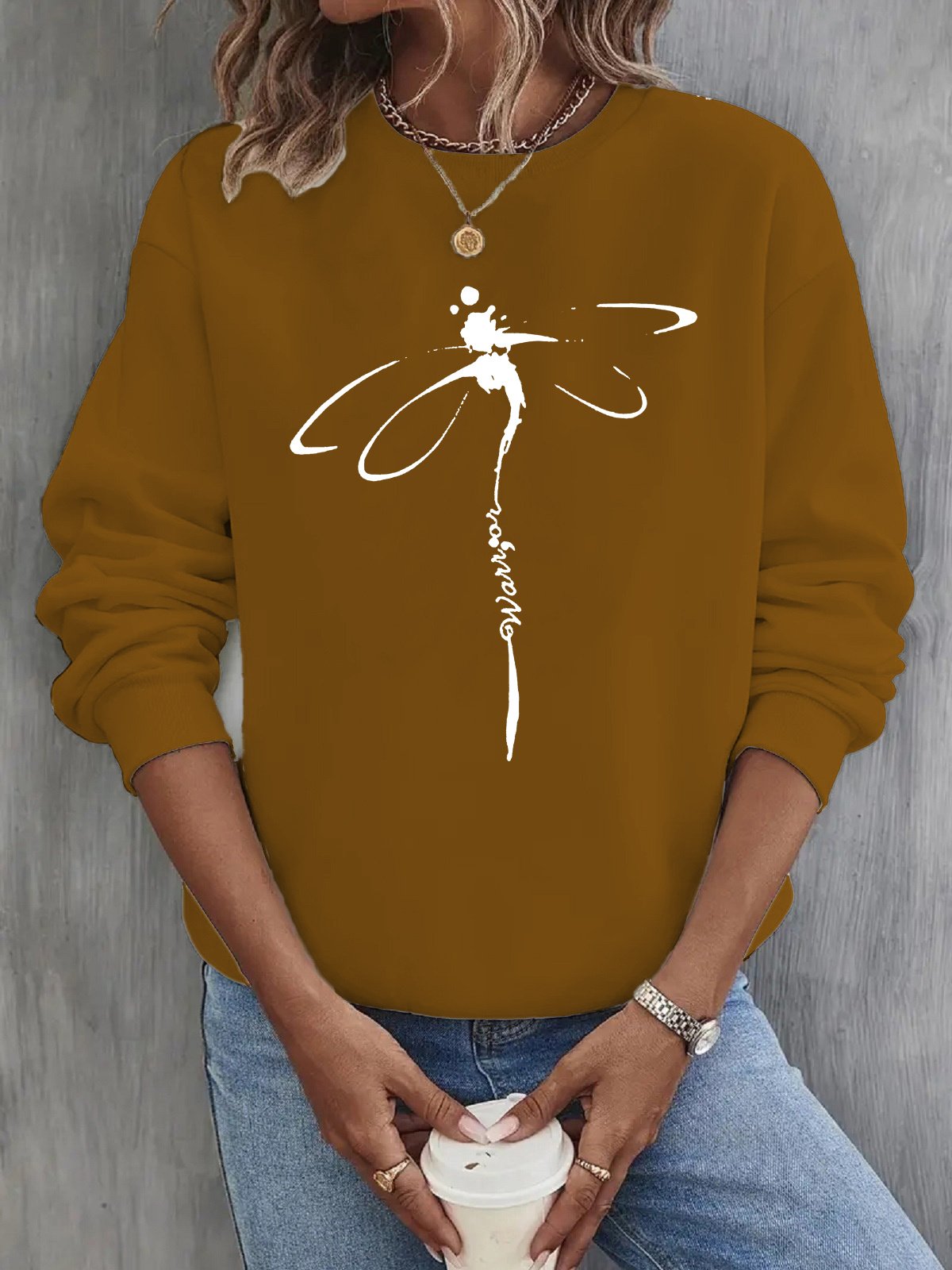 Dragonfly Casual Sweatshirt