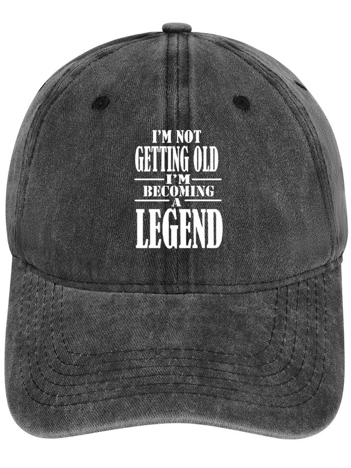 Men's /Women's 'm not getting old I'm becoming a legend  Denim Hat