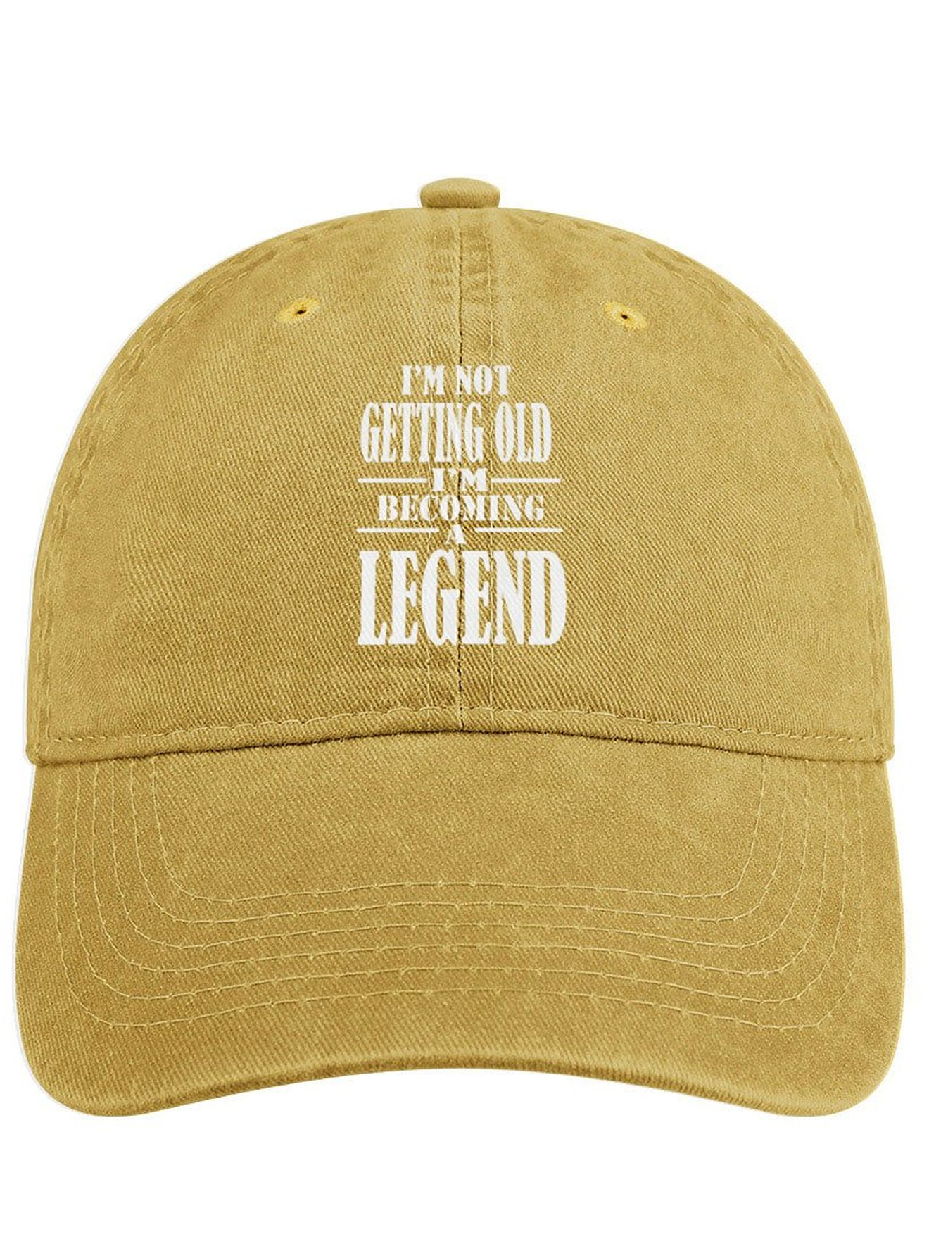 Men's /Women's 'm not getting old I'm becoming a legend  Denim Hat