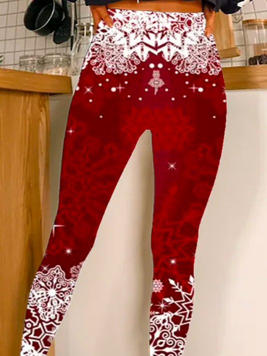 Jersey Casual Christmas Legging