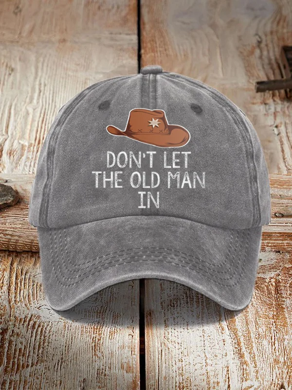 Don't Let The Old Man In Sun Denim Hat
