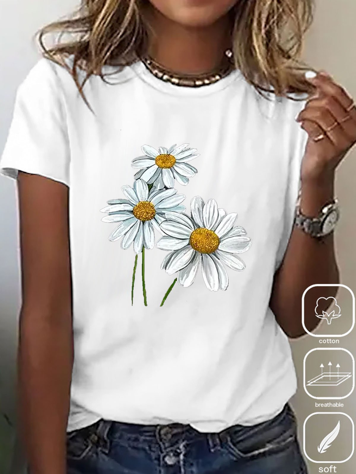 Casual Daisy T-Shirt