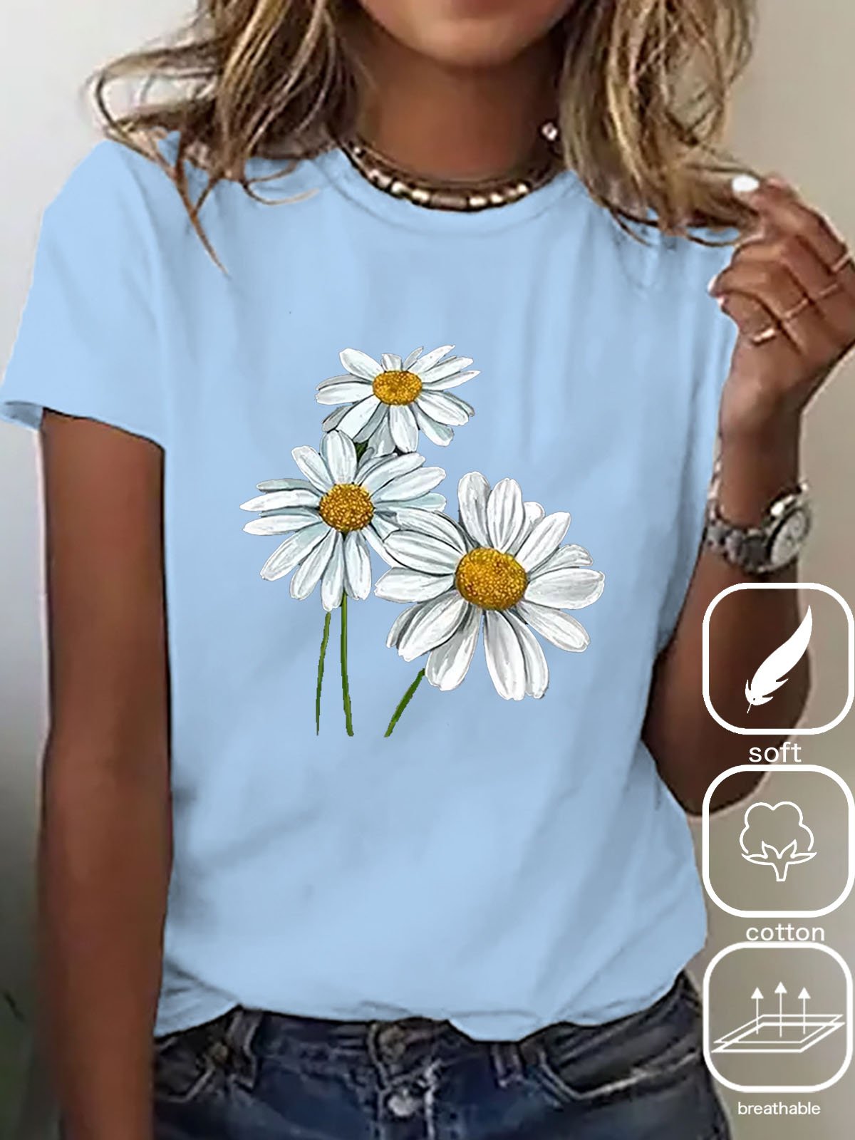 Casual Daisy T-Shirt