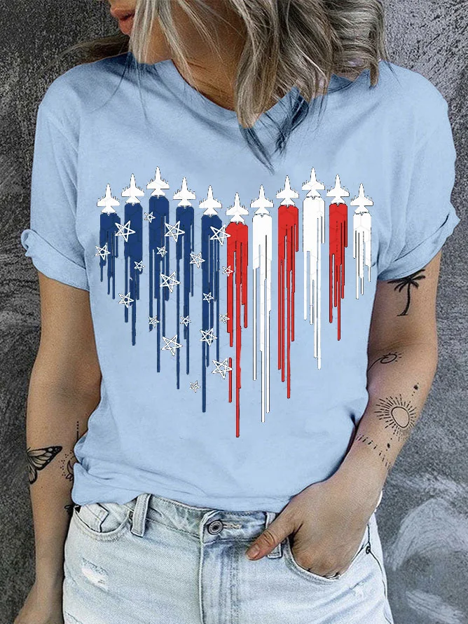 American flag love fighter 4th of july T-Shirt