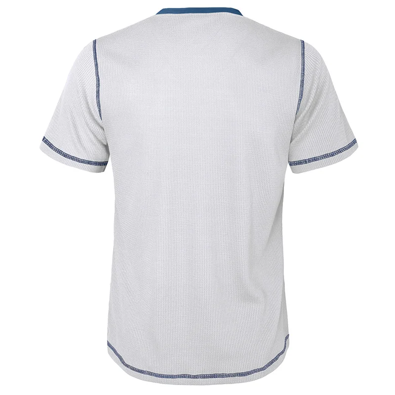 Henley Collar Short Sleeve T-Shirt