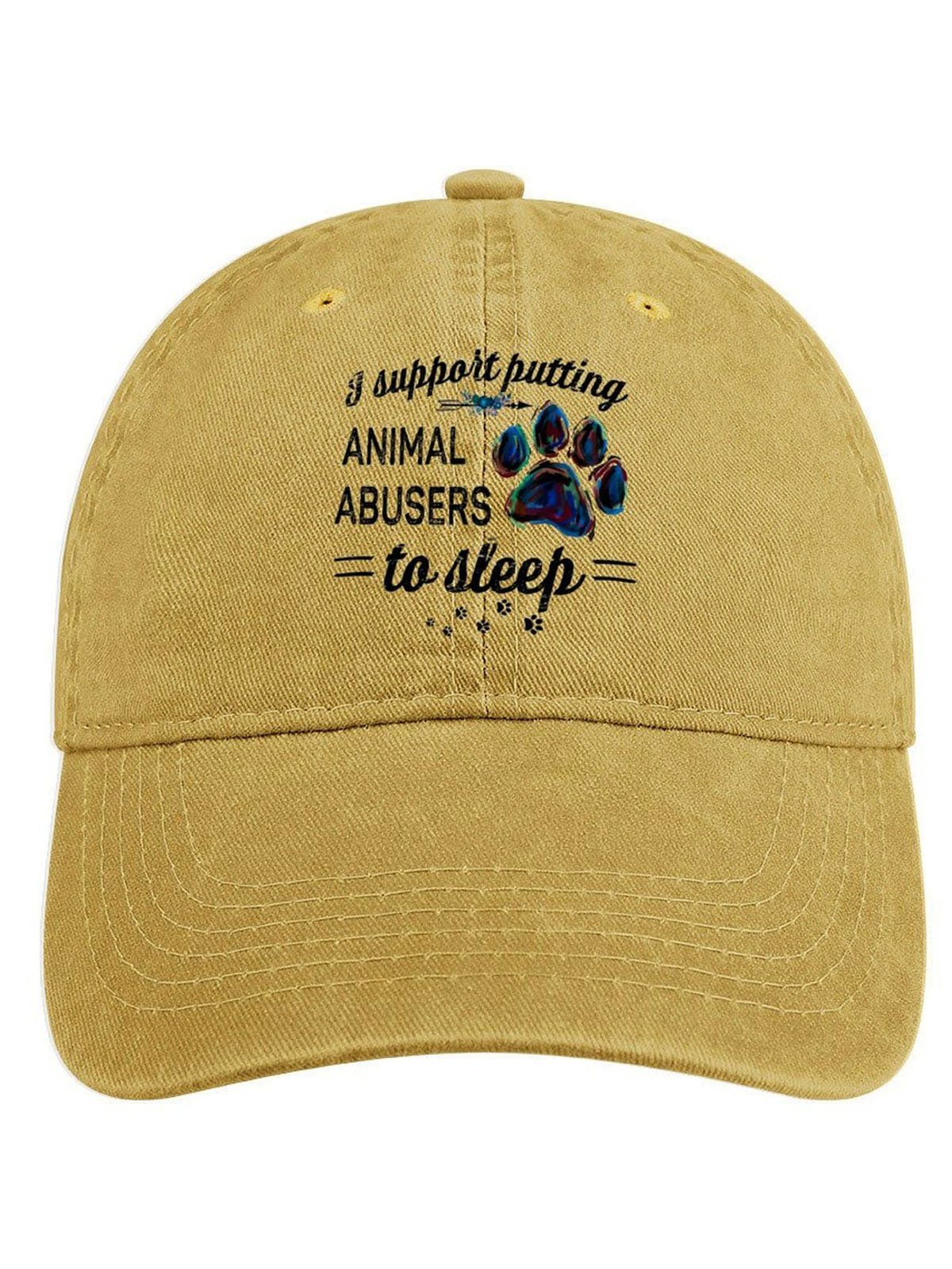 I Support Putting Animal Funny Hat