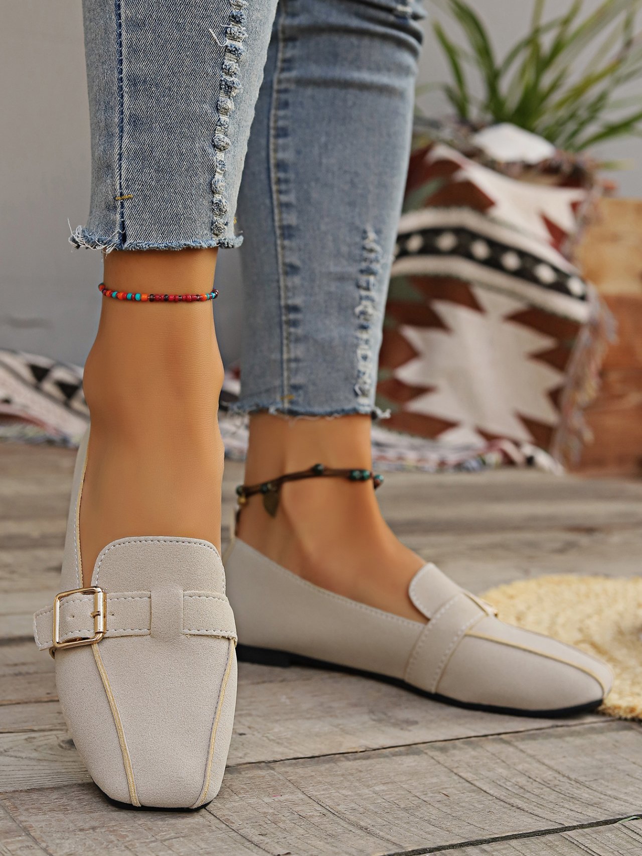 Casual All Season Plain Shallow Shoes