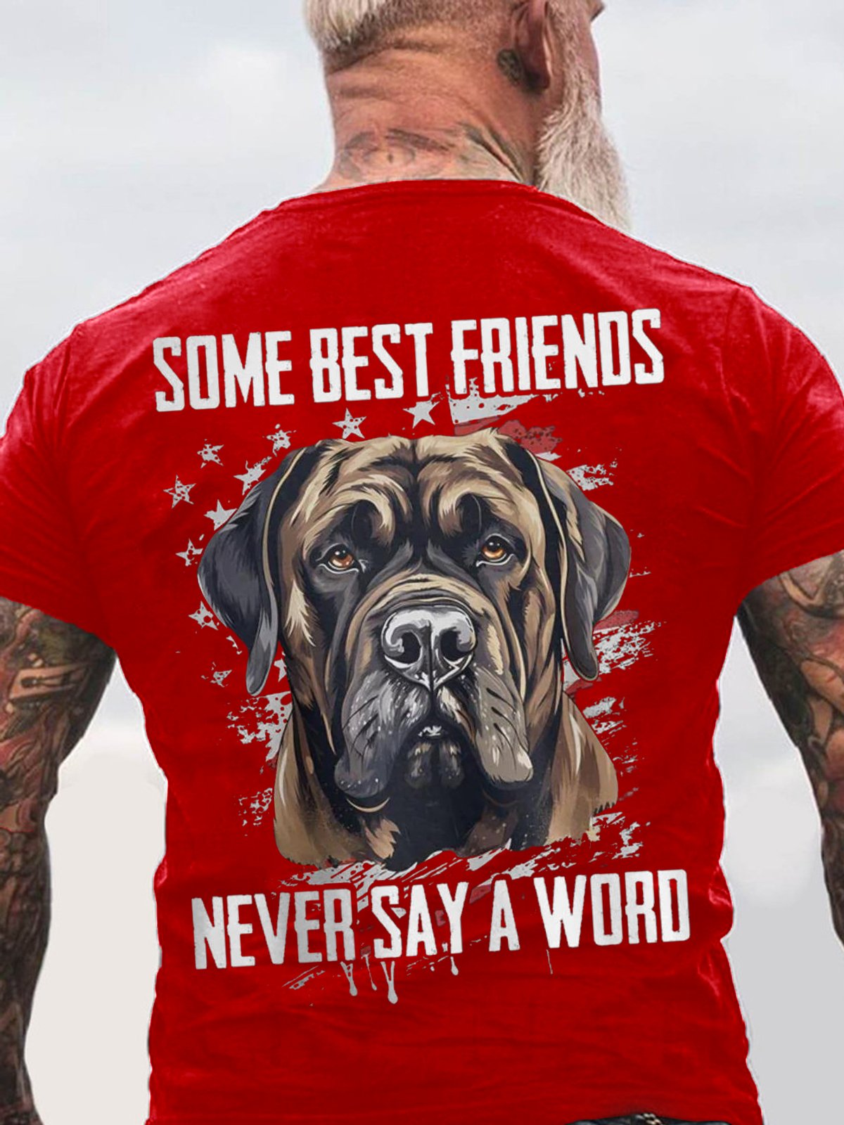 Some Best Friends Never Say A Word CANE CORSO Cotton T-shirt